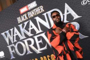 Tobagonian actor Winston Duke, one of the stars of the Marvel Studios Black PantherWakanda franchise which Moloi-Motsepe says has helped 'spread our culture, our heritage, to the world'. By VALERIE MACON AFP