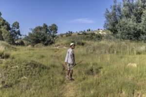 Tour guide Masike Lebele. By GUILLEM SARTORIO AFP