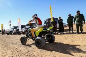 Touting photos of the bikes and four-wheel drives against a backdrop of palm trees and brilliant golden sand, the organisers hope to attract attention from beyond Libya's frontiers. By Mahmud Turkia AFP
