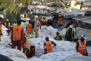 Up to 7,000 tonnes of rice are consumed every month, according to the government. By Ibrahim YOUSSOUF AFP