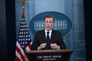 US National Security Adviser Jake Sullivan says the US-Africa Leaders Summit will focus on African countries' own agenda.  By Brendan SMIALOWSKI AFP