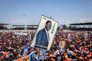 Veteran opposition leader Raila Odinga is now backed by the ruling party.  By Patrick Meinhardt AFPFile