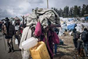 Violence in eastern DRC has displaced tens of thousands of people. By ALEXIS HUGUET AFP