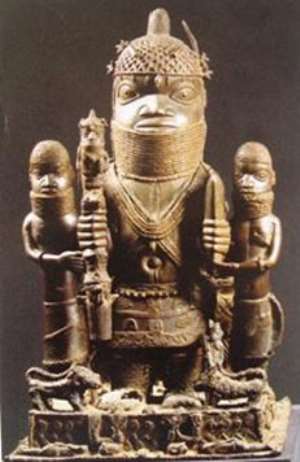 Oba Akenzua I, Benin, Nigeria, Ethnologisches Museum, Berlin ,Germany