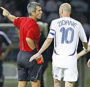 Zidanes headbutt was too late to stop him winning the Golden Ball