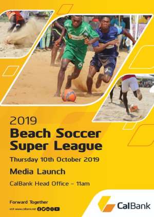 CAL Bank To Announce Sponsorship Renewal For Ghana Beach Soccer Association