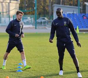 PHOTOS: Rabiu Mohammed Starts Training At FC Tambov