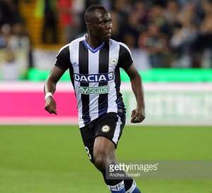 Udinese counting on Agyeman Badu return to tame Lazio in Serie A clash