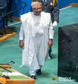 President Mahama at UNGA81. Soucrce: Ministry of Foreign Affairs