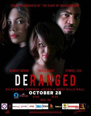 Nadia Buari's Deranged Premieres October 28