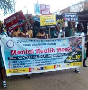 Obuasi Marks Mental Health Awareness Week