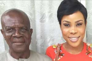 Actress, Uzo Osimkpa Bids Father Farewell as he is Laid to rest