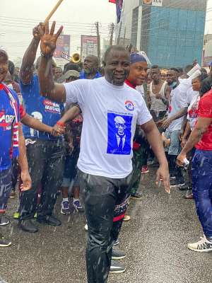 Unity Walk 2020: NPP Klottey Korle Candidate Lawyer Prince Appiah Debrah Shakes Osu