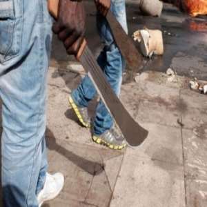 AR: 2 Butchered Themselves To Death After Clash Between Taskforce And Armed Robbers At Ejisu