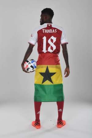 PICTURES: Arsenal Officially Unveil New Signing Thomas Partey