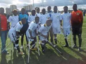 National Amputee Football Members insist on still demonstrating against government
