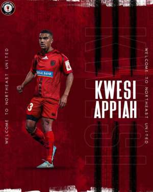 Ex-Ghana Striker Kwesi Appiah Joins Indian Super League Side NorthEast United FC