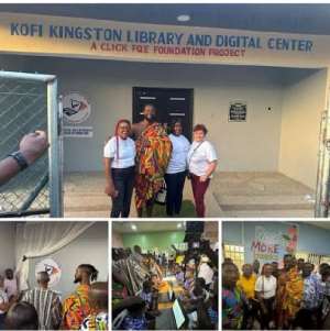 Wrestling star Kofi Kingston builds ultra-modern library and ICT laboratory at his hometown