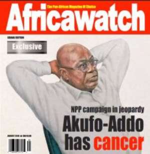 Africawatch Magazine Story on Akufo-Addo not Worth a Dime