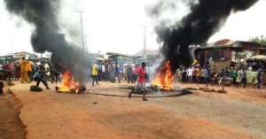 Ablekuma Residents Arrested Following Bad Road Demonstration