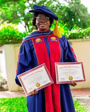 2 More Doctorate Degrees In the Name of Chief Supt. Dr. Sarah Aba Afari For  Ghana Police Service