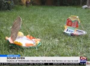 Five Young Students Create Solar Oven