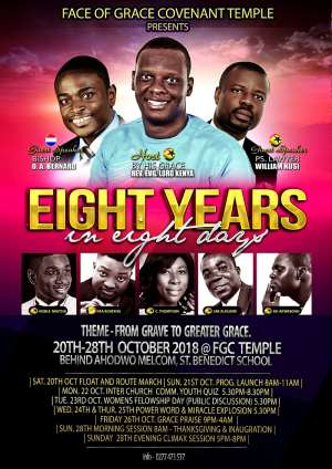 Lord Kenya celebrates eight years as Born Again in eight days