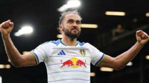 Getty ImagesImage caption: Leeds ended a winless run of 10 Premier League games against Manchester United with a 2-1 win at Old Trafford in April, but they could not find a winner at Elland Road