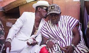 Shatta Wale and his father