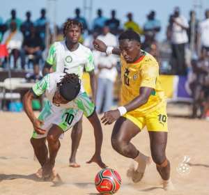 Black Sharks qualify for 2026 Beach Soccer AFCON after beating Nigeria