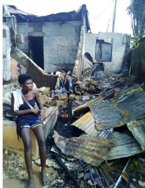 Odorkor Fire Has Displaced 24 People