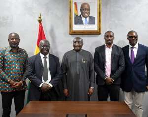 Sports Writers Association of Ghana (SWAG) meets Vice President Bawumia