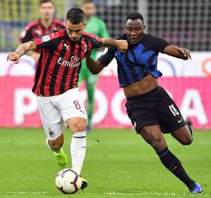 Mario Icardi Scores A Stunning Header As Kwadwo Asamoah's Inter Wins Milan Derby VIDEO
