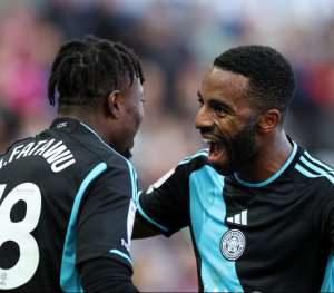 Watch Abdul Fatawu Issahakus goal against Swansea City in Leicester City win (VIDEO)