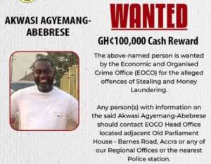 GH¢100,000 bounty placed on ex-bank manager over alleged GH¢33m fraud