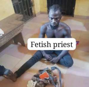 Fetish priest arrested for allegedly killing contractor at Tuobodom