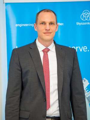 Dr Philipp Nellessen, Chief Executive Officer of thyssenkrupp Industrial Solutions in the Sub-Saharan Africa.
