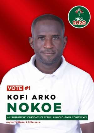 NDC Primaries: Kofi Arko Nokoe Wins Evalue-Ajomoro Gwira Constituency
