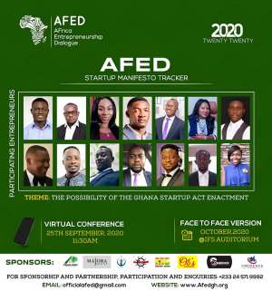 Manifesto Season: AfED Pushes For Policy Framework For Ghana Start-Up Act