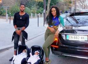 Singer, Emma Nyra Steps out with Twins