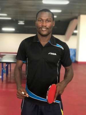 Emmanuel Commey Eyes 2019 SWAG Best Table Tennis Award