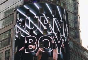 Burna Boy Lights Up Times Square As Youtubes Artiste Of The Month