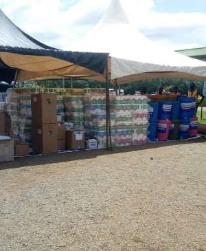 Newmont Ahafo Mines Donate Items To Institutions In Ahafo, Bono Regions