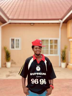 Ghanaian musician and emerging Afrobeats artist Fansy KEG, born Wunor Komla Evans Godwin, is building his music career from Agate in the Volta Region.
