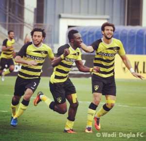 Ghanaian striker Samuel Afum scores again to power Wadi Degla to victory in Egypt