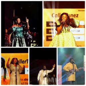 MTN Stands In Worship Concert: Diana Hamilton, Piesie Esther and others thrill fans