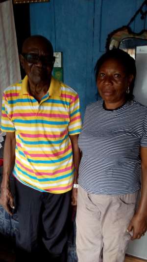 Attaa Mensah and his wife Ashie Lartey