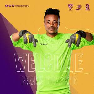 Goalkeeper Frank Boateng Over The Moon After Joining Medeama SC