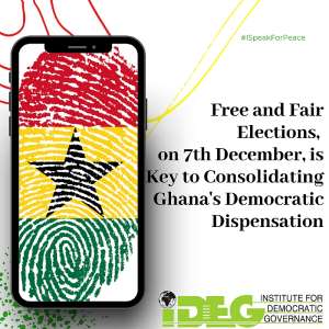 IDEG Ghana Launches i Speak For Peace Social Media Campaign