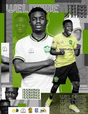 PHOTOS: Dreams FC unveil new signing Abdul Fatawu Issahaku